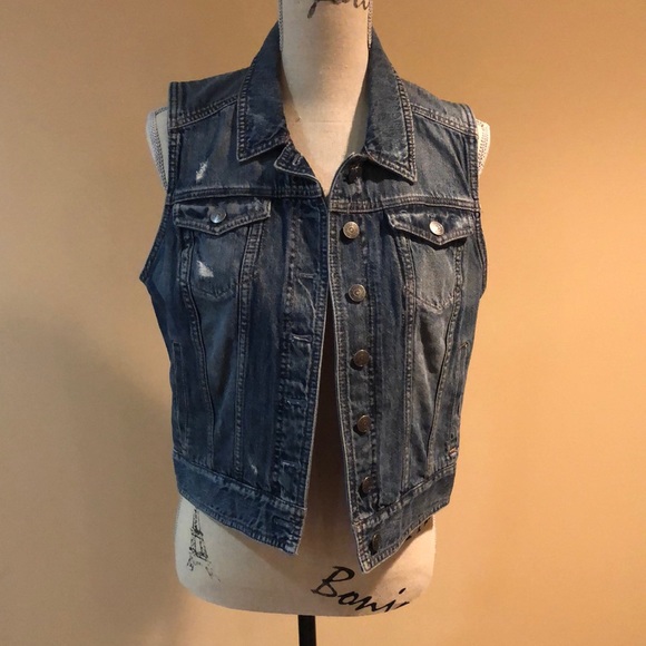 express denim vest